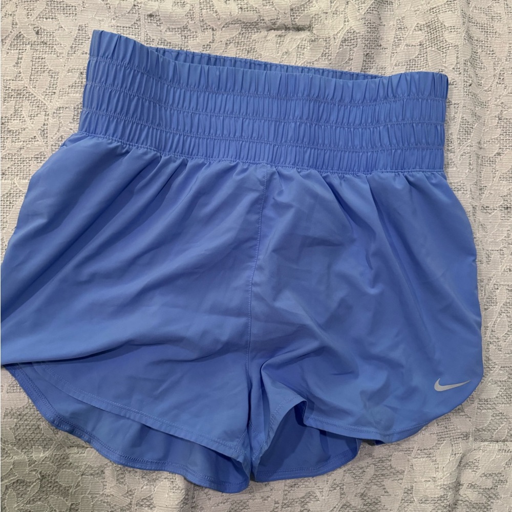 Nike Women's Light Blue Athletic Shorts